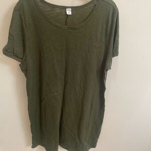 Olive Green Women's Casual Top
